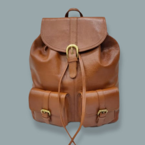 Starco Genuine Leather Backpack -3